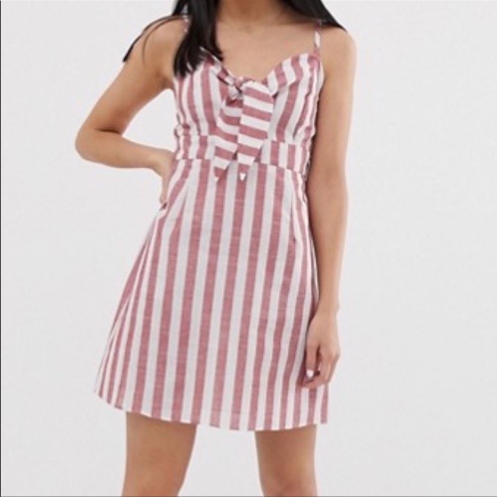 BRAVE SOUL Striped Petite Sun Dress XS